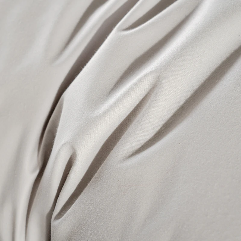 Luxury 2pcs Goose Down Feather Pillows 3D Bread Pleated Neck Protection 100% Cotton Cover Bed Pillow for Sleeping Hotel Quality