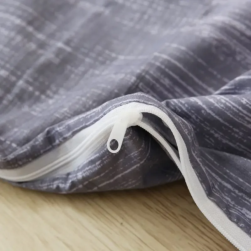 WASART Fully enclosed with zipper mattress protector cover geometric printed baby couple single double bed sheet protection pad