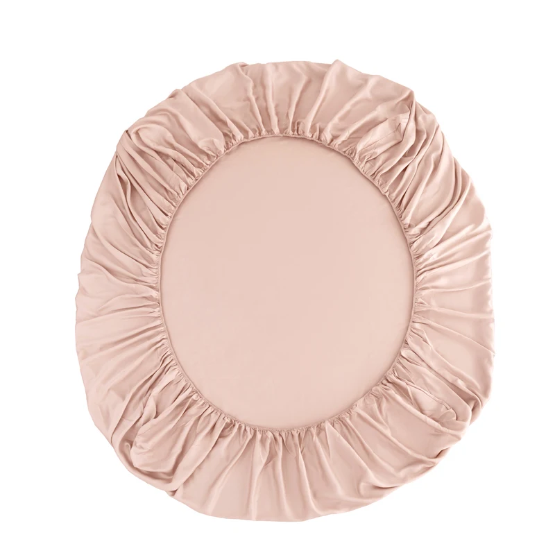 100% Bamboo Fitted Sheet with Elastic Band Smooth Cooling Bedsheet 1000 Thread Count Anti-slip Mattress Cover for Queen King Bed