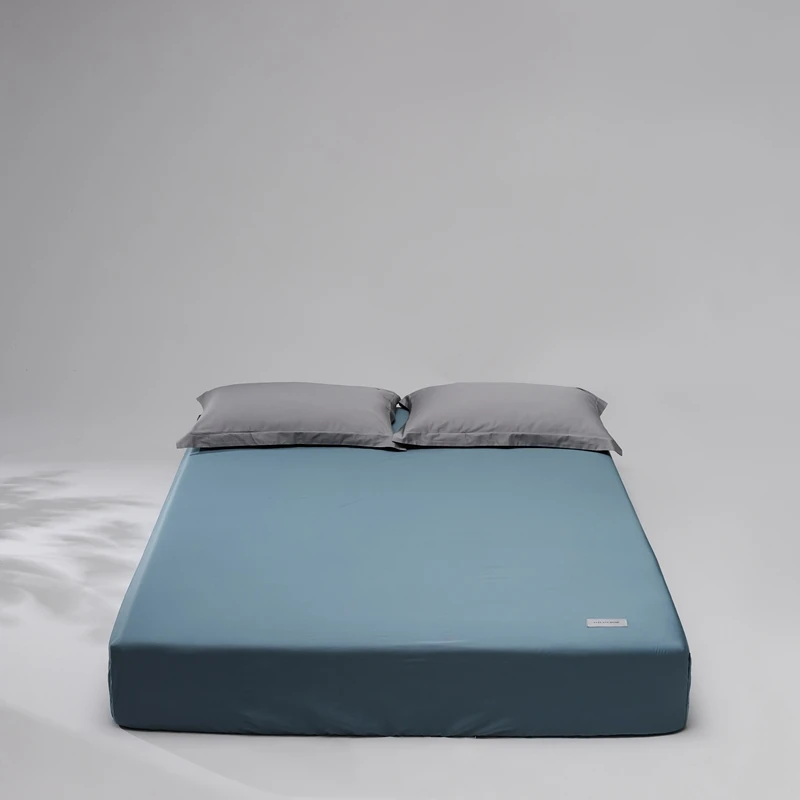 Egyptian Cotton Fitted Sheet Mattress Cover Twin Full Queen King Size Customized Any Size Bed Sheet Luxury 1000TC Bedding Sheets