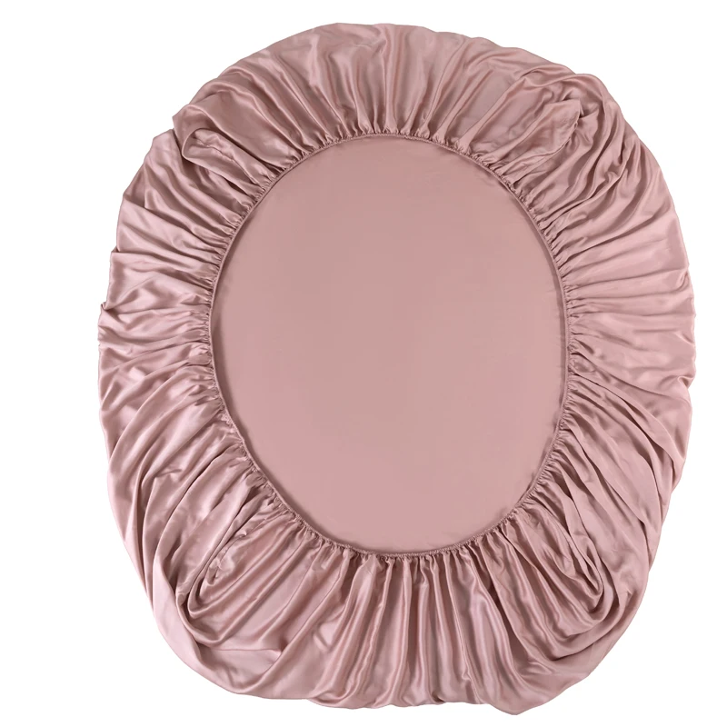 100% Bamboo Fitted Sheet with Elastic Band Smooth Cooling Bedsheet 1000 Thread Count Anti-slip Mattress Cover for Queen King Bed